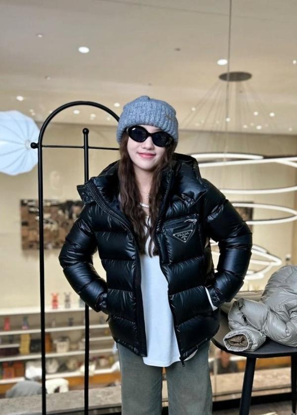 프** 트라이앵 글로고 다운 패딩