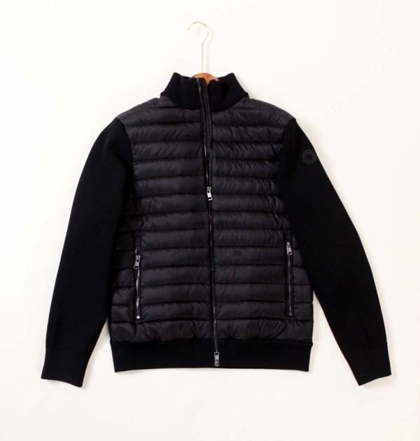 수입 최고급 니트패딩 크레이프 코튼 집업