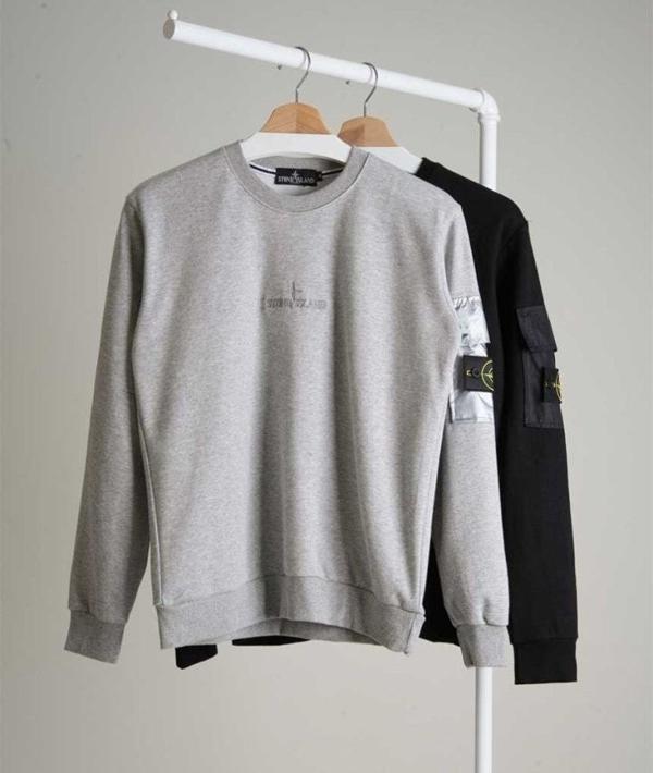 스* 포켓 와펜패치 맨투맨