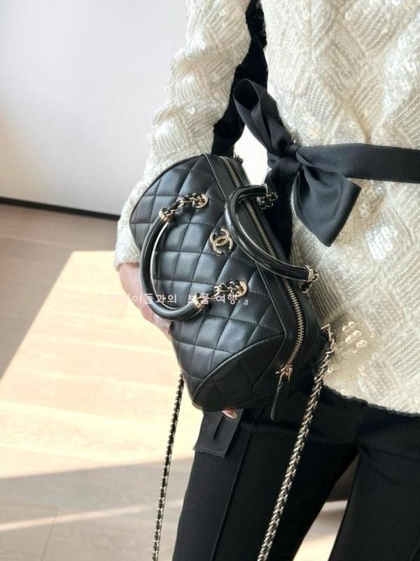 샤* 고급 AP4411 25크루즈 램스킨 탑핸들 미니 볼링백