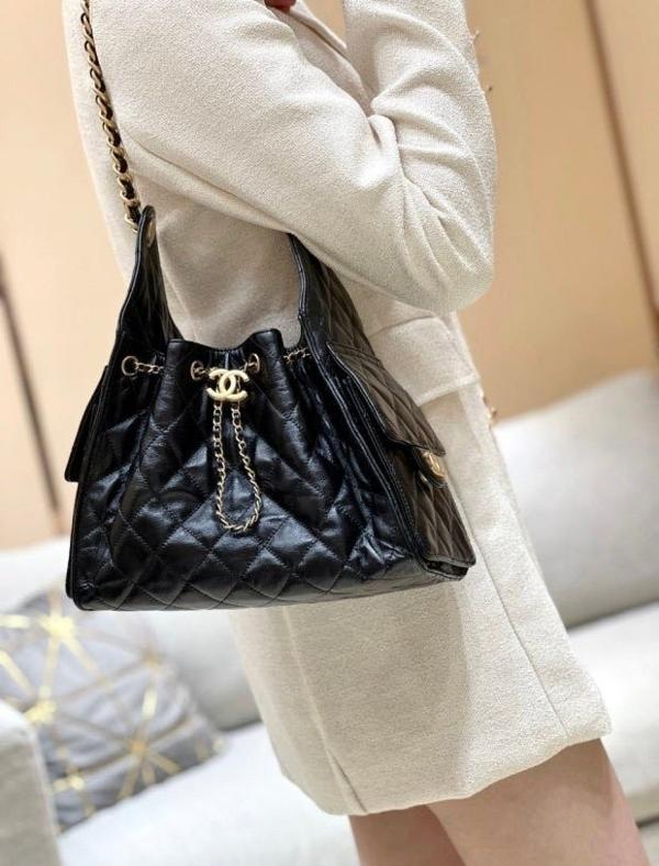 샤* 고급 램스킨 25백 호보백 스몰