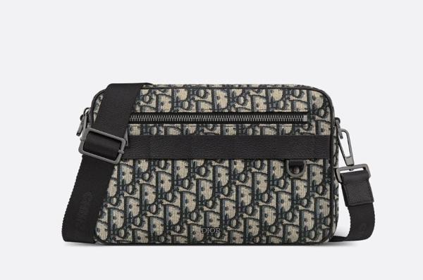 디* 사파리 맥시 메신저 백 ㅡ베이지블랙 Di*r Oblique 자카드 풀박스