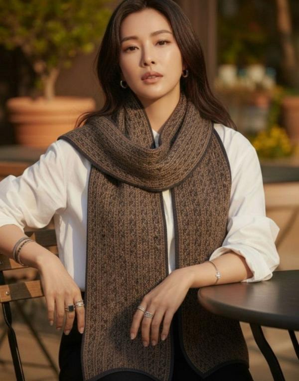 펜* FF로고 패턴 울머플러수입최고급