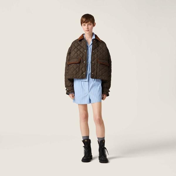 미*** 25 퀄팅 퐁제 블루종 자켓 패딩  수입