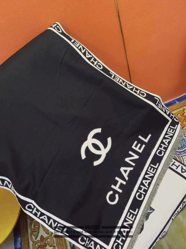 샤* 레터링 코코 플라워 머플러