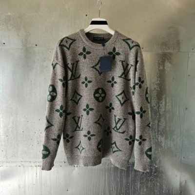 루* 모노그램 울 니트