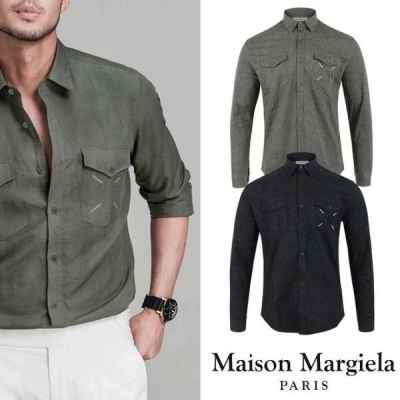 메* 마르지엘라 스티치 물나염 셔츠