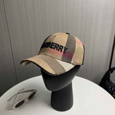 버** 로고 자수 체크 볼캡 수입