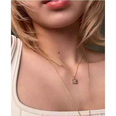 셀** 트리옹프 라인스톤 목걸이수입최고급