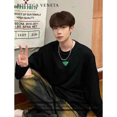 보** 백로고 디자인 밍크양기모 티셔츠