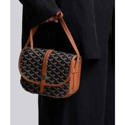 고** 고급 벨베데르백 PM 블랙탄