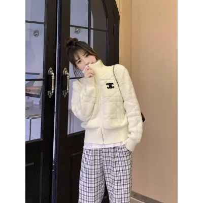 샤* 패치 털니트집업(두툼)