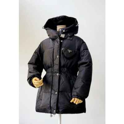 프** 리나일론 후드 다운 패딩