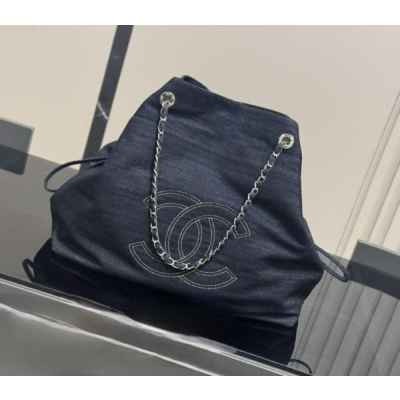 샤* 투웨이 데님 숄더백