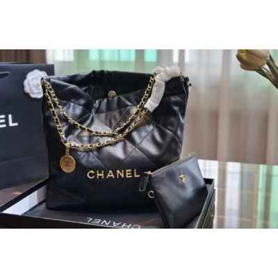 샤* 22백 유광 카프스킨 골드 메탈 블랙