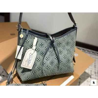 루* 데님 캐리올 미디엄 백