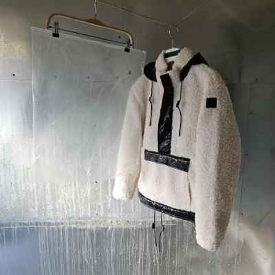 무*** 플리스 아노락 후드 자켓