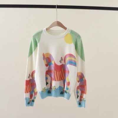 에*** 해 무지개말 니트