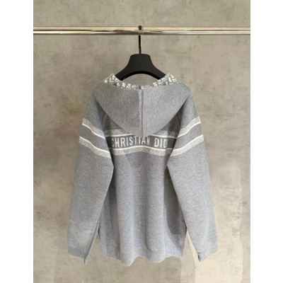 디* 오블리크 양면 후드집업