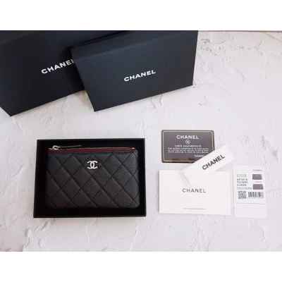 샤* 고급 박스 캐비어 미니클러치 은장